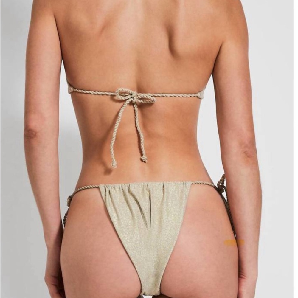 DEVON WINDSOR Gold Bikini Set - Picture 4 of 4